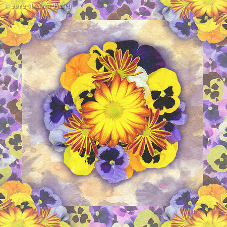 Pansies & Flower Circle