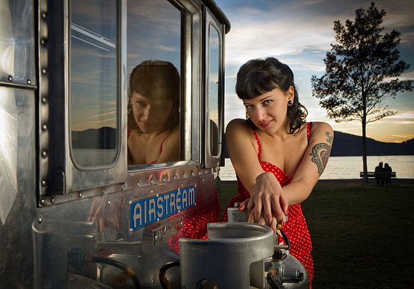 Airstream Pin-Up Girl