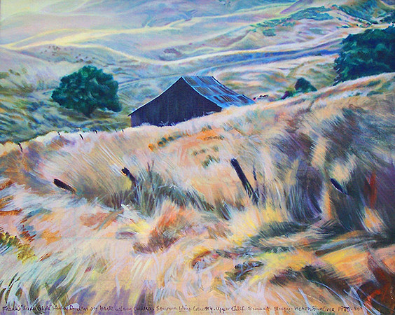 Landscape Acrylic Painting Traditioinal Illustration Art