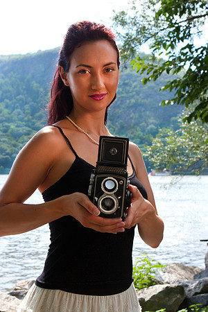 Portrait Female  Woman Retouching Photography Hasselblad