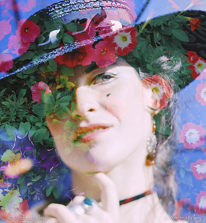 Flower Hat Lady