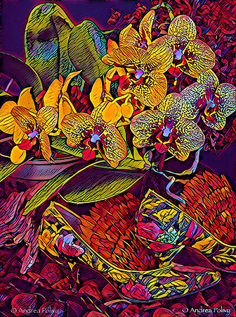 Shoes and Orchids
