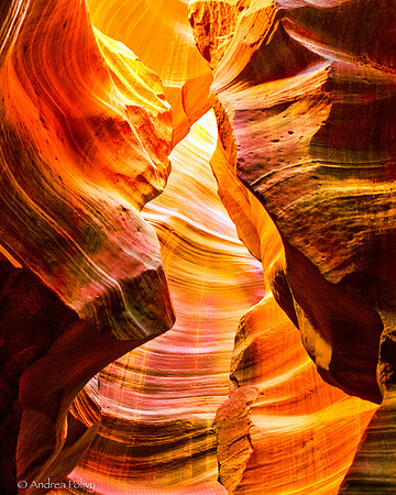 Sunlit Towers of Rock-