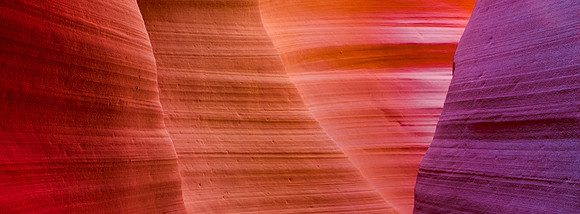 Wall of Color, Antelope Slot Canyon, Colorado Plateau