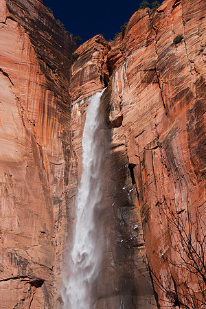 Waterfalls, Zion Canyon, American South West, Utah, Colorado Plateau