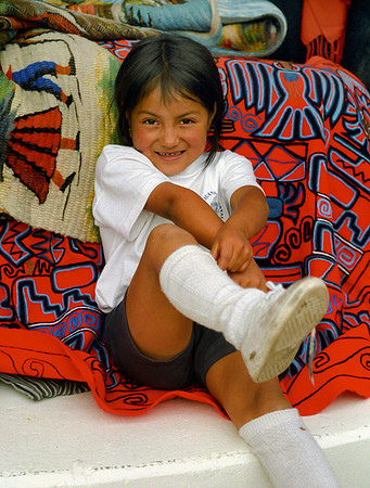 Young Quechuan Market Girl, Otovalo, Ecuador.