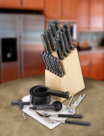 Photo Composite Kitchen Cutlery Packaging